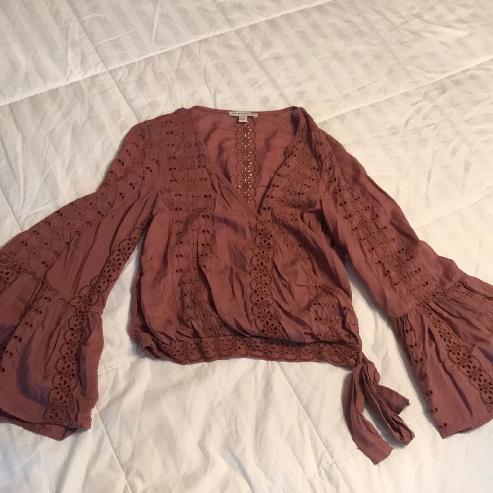 Blush Wrap Shirt
